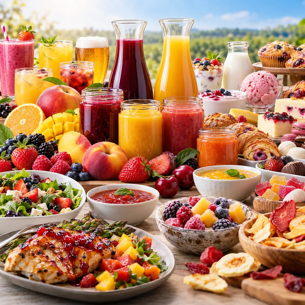 Industrial fruit ingredient applications